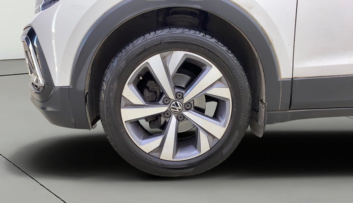 2022 Volkswagen TAIGUN TOPLINE 1.0 TSI AT, Petrol, Automatic, 55,400 km, Left Front Wheel