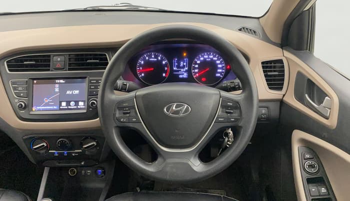 2019 Hyundai Elite i20 SPORTZ PLUS 1.2, Petrol, Manual, 1,08,750 km, Steering Wheel Close Up