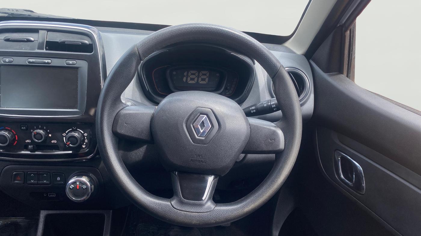 2019 Renault Kwid RXT 1.0 AMT (O), Petrol, Automatic, 79,895 km, Steering Wheel Close Up