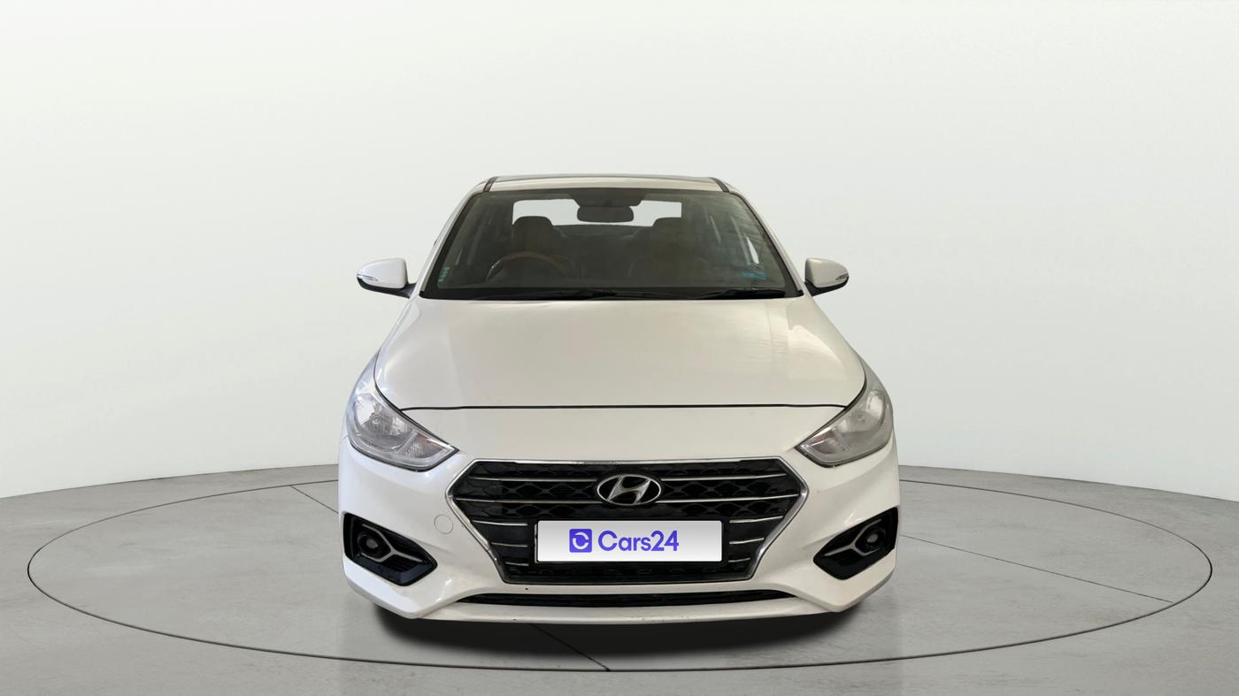 2019 Hyundai Verna 1.4 EX PETROL, Petrol, Manual, 97,678 km, Front