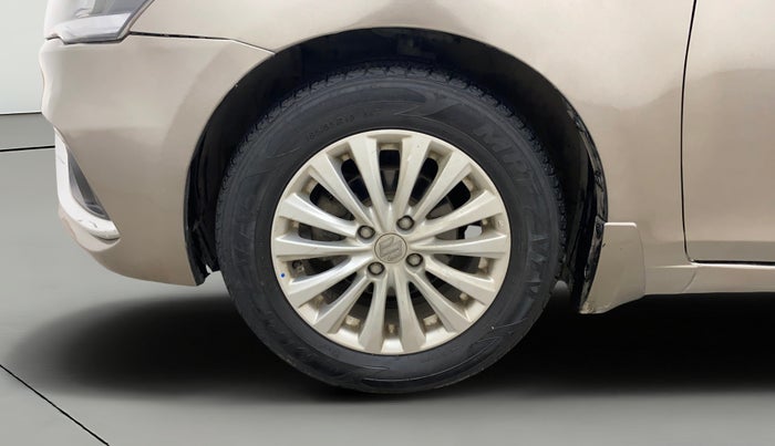 2018 Maruti Ciaz ZETA AT 1.5  SHVS PETROL, Petrol, Automatic, 62,036 km, Left Front Wheel