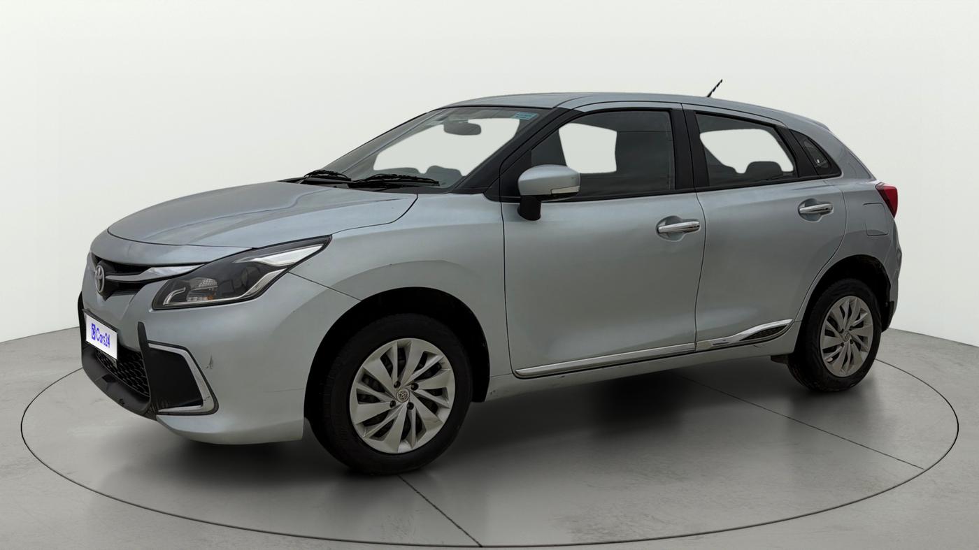 2023 Toyota Glanza S, Petrol, Manual, 77,184 km, Left Front Diagonal