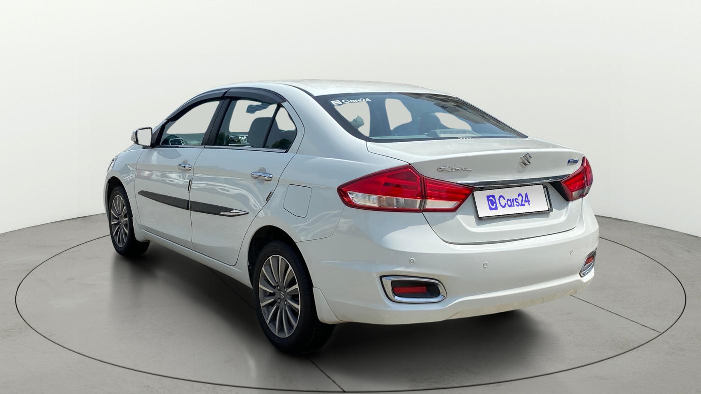 2024 Maruti Ciaz ALPHA  AT 1.5 SHVS PETROL, Petrol, Automatic, 13,508 km, Left Back Diagonal