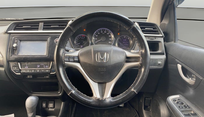 2017 Honda BR-V 1.5L I-VTEC V CVT, Petrol, Automatic, 1,00,388 km, Steering Wheel Close Up