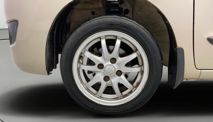 2013 Maruti Wagon R 1.0 VXI, Petrol, Manual, 57,715 km, Left Front Wheel