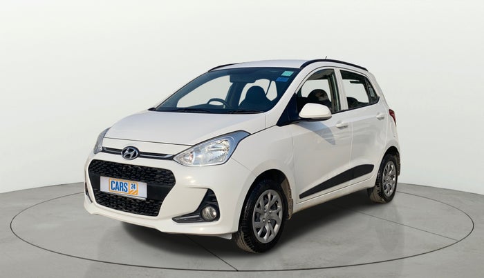 2018 Hyundai Grand i10 SPORTZ 1.2 KAPPA VTVT, Petrol, Manual, 30,616 km, Left Front Diagonal