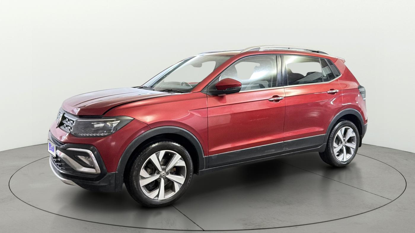 2022 Volkswagen TAIGUN TOPLINE 1.0 TSI AT, Petrol, Automatic, 43,980 km, Left Front Diagonal