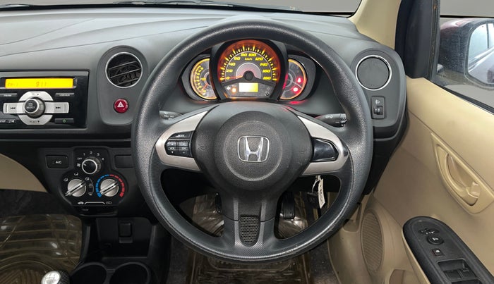 2014 Honda Amaze 1.2L I-VTEC S, Petrol, Manual, 42,045 km, Steering Wheel Close Up