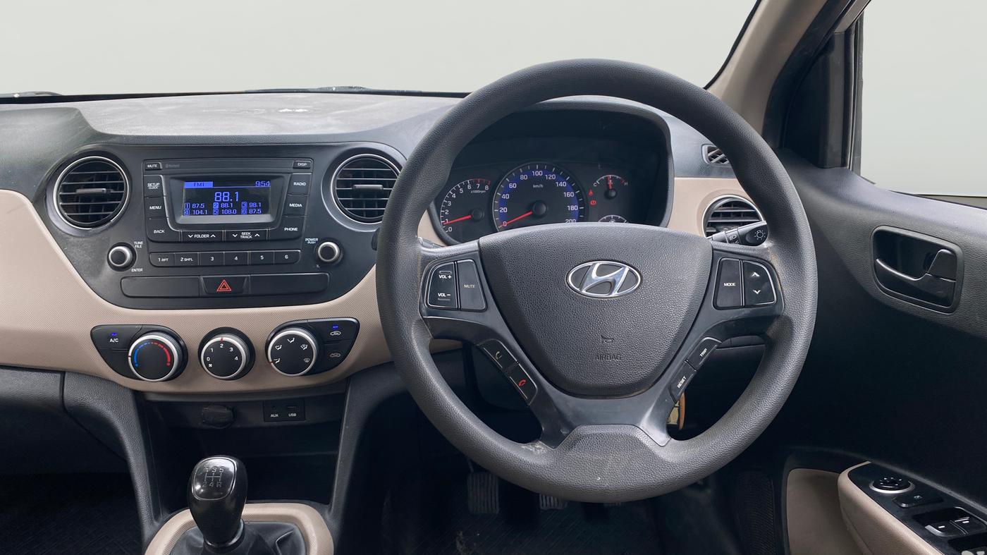 2018 Hyundai Xcent E+, Petrol, Manual, 97,614 km, Steering Wheel Close Up