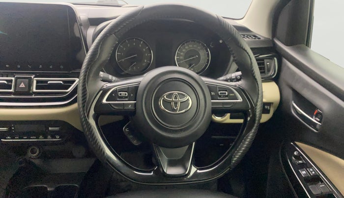 2023 Toyota Glanza V AMT, Petrol, Automatic, 33,410 km, Steering Wheel Close Up