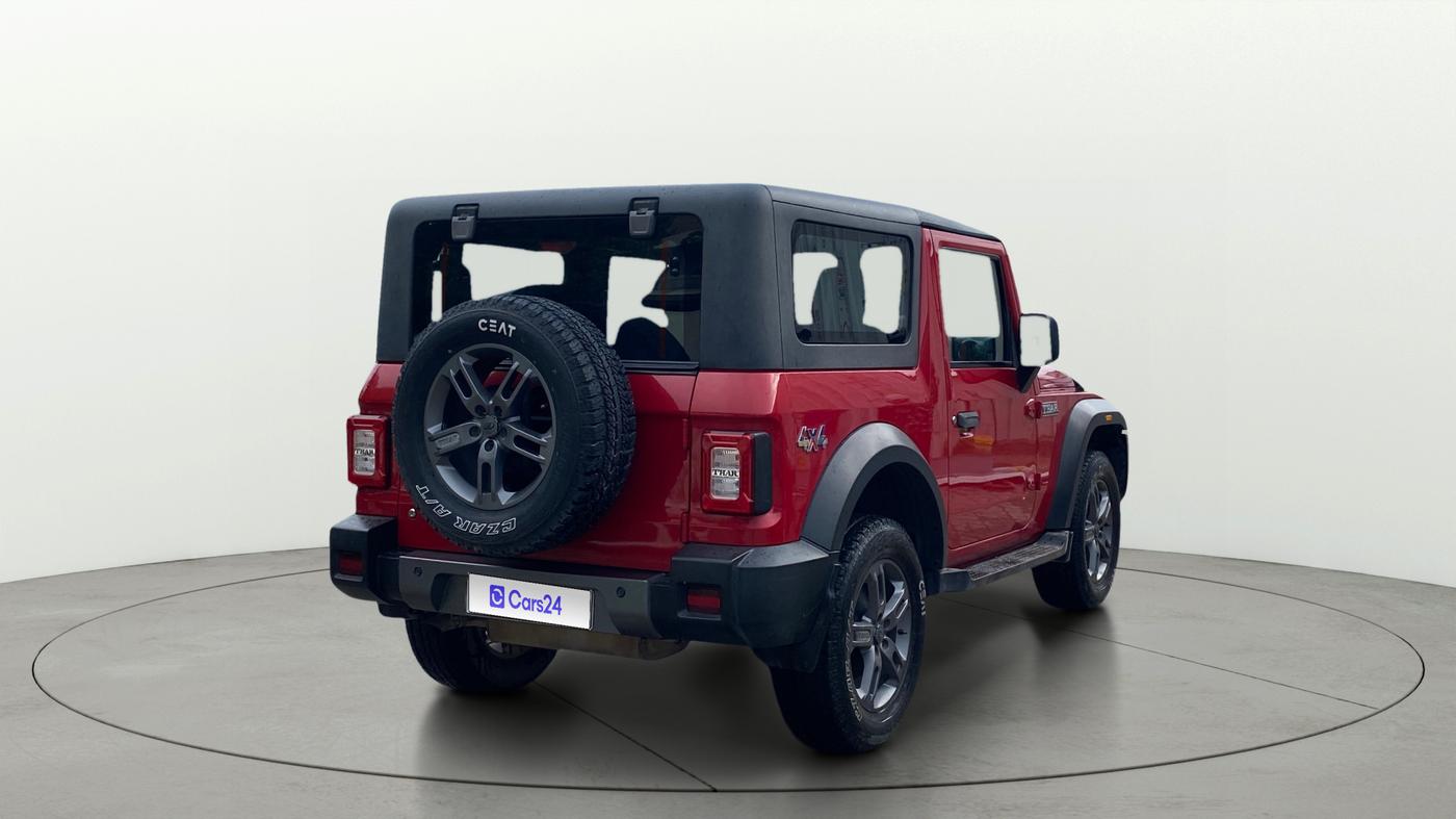 2021 Mahindra Thar LX HT PETROL 4WD MT, Petrol, Manual, 27,387 km, Right Back Diagonal