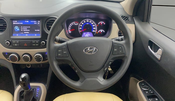 2019 Hyundai Grand i10 SPORTZ AT 1.2 KAPPA VTVT, Petrol, Automatic, 13,658 km, Steering Wheel Close Up
