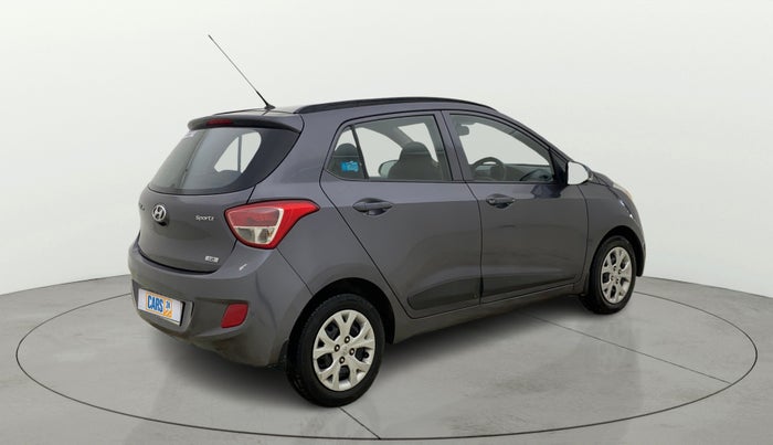 2015 Hyundai Grand i10 SPORTZ 1.2 KAPPA VTVT, Petrol, Manual, 60,052 km, Right Back Diagonal