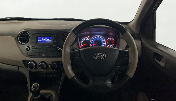 2015 Hyundai Grand i10 SPORTZ 1.2 KAPPA VTVT, Petrol, Manual, 55,078 km, Steering Wheel Close Up