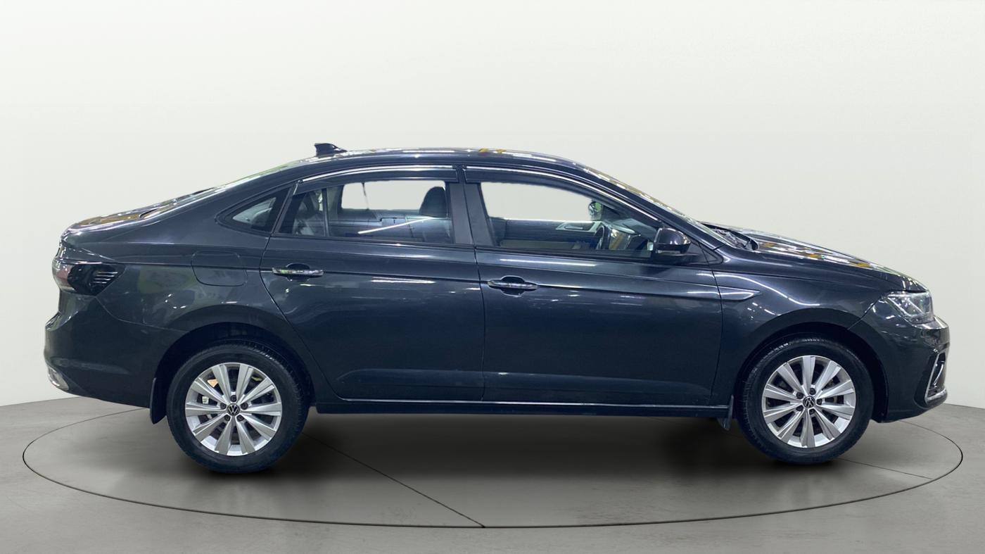 2023 Volkswagen VIRTUS HIGHLINE TSI 1.0 AT, Petrol, Automatic, 75,629 km, Right Side View