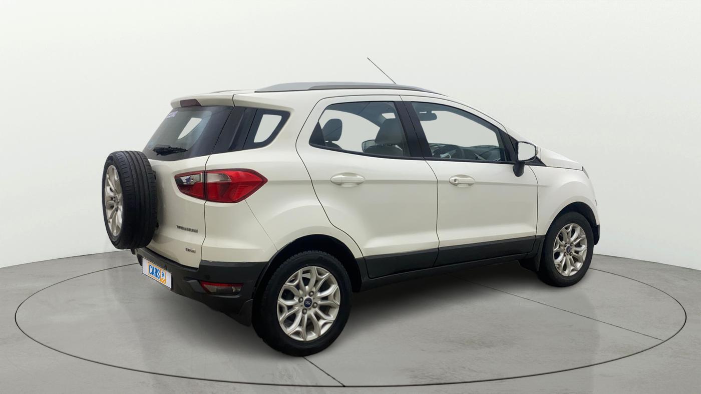 2013 Ford Ecosport TITANIUM 1.5L DIESEL, Diesel, Manual, 1,06,191 km, Right Back Diagonal