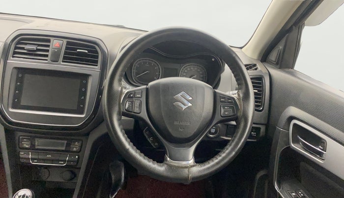 2020 Maruti Vitara Brezza ZXI PLUS DUAL TONE, Petrol, Manual, 1,22,984 km, Steering Wheel Close Up