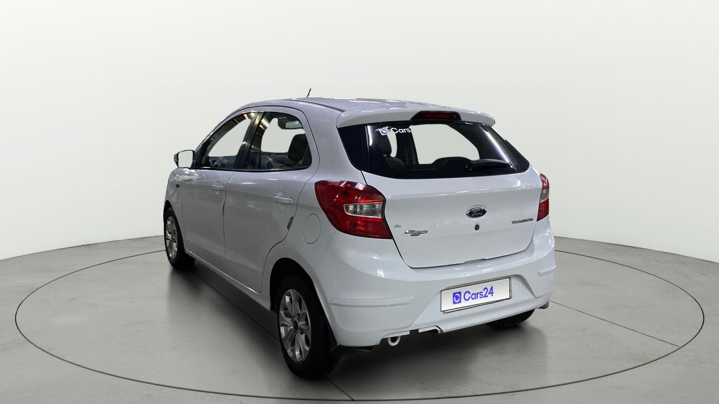 2017 Ford New Figo TITANIUM 1.2 PETROL MT, Petrol, Manual, 34,711 km, Left Back Diagonal