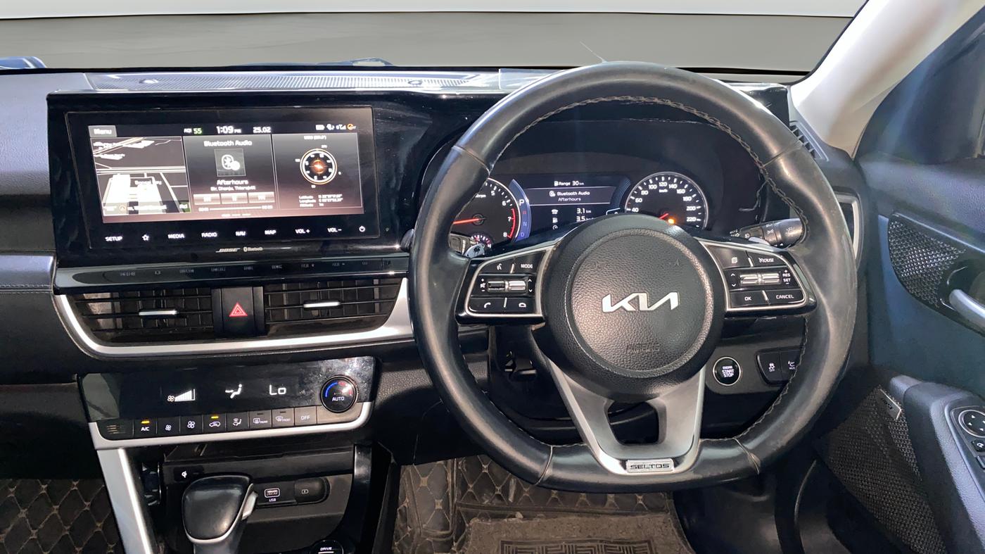 2021 KIA SELTOS X LINE 1.4 PETROL DCT, Petrol, Automatic, 71,878 km, Steering Wheel Close Up