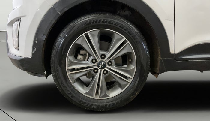 2016 Hyundai Creta SX PLUS AT 1.6 PETROL, Petrol, Automatic, 69,335 km, Left Front Wheel