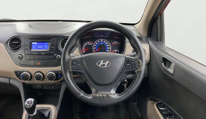2015 Hyundai Grand i10 SPORTZ 1.2 KAPPA VTVT, Petrol, Manual, 43,156 km, Steering Wheel Close Up