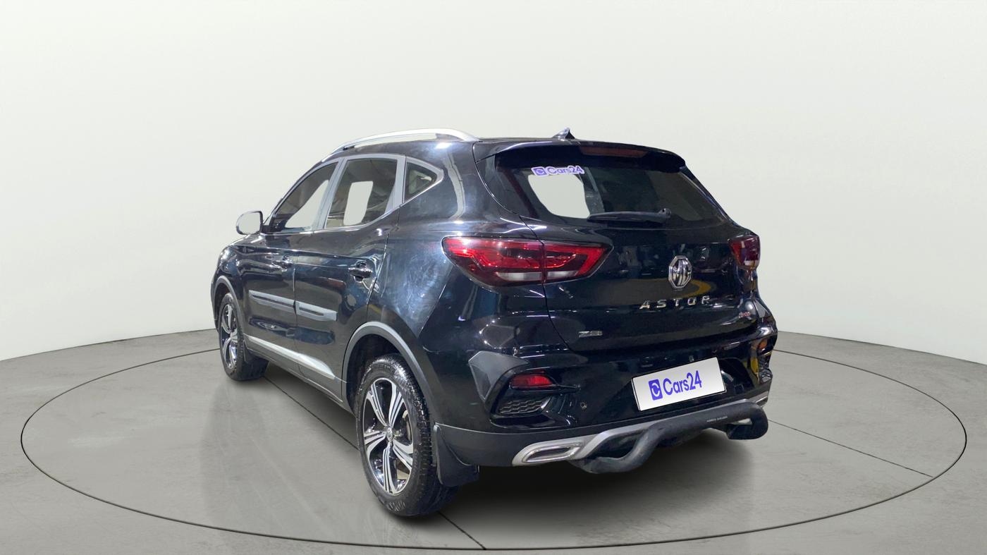 2022 MG ASTOR SAVVY 1.5 CVT S RED, Petrol, Automatic, 13,675 km, Left Back Diagonal