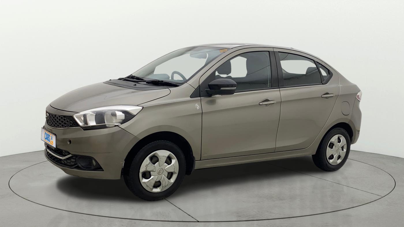 2019 Tata TIGOR XZ PETROL, CNG, Manual, 79,916 km, Left Front Diagonal