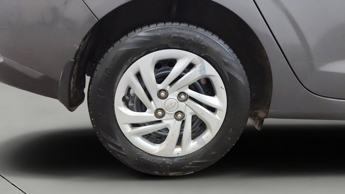 2021 Hyundai AURA S 1.2 CNG, CNG, Manual, 76,452 km, Right Rear Wheel
