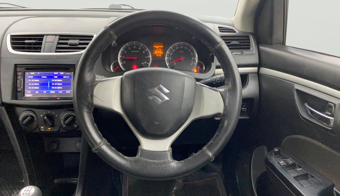 2014 Maruti Swift VXI, Petrol, Manual, 1,06,526 km, Steering Wheel Close Up