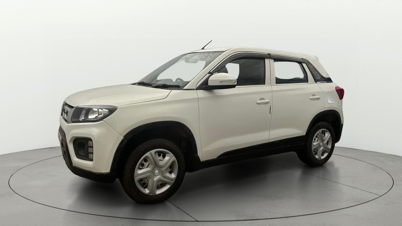 2021 Maruti Vitara Brezza LXI, Petrol, Manual, 73,786 km, Left Front Diagonal