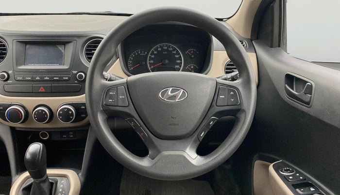 2019 Hyundai Grand i10 MAGNA AT 1.2 KAPPA VTVT, Petrol, Automatic, 38,753 km, Steering Wheel Close Up