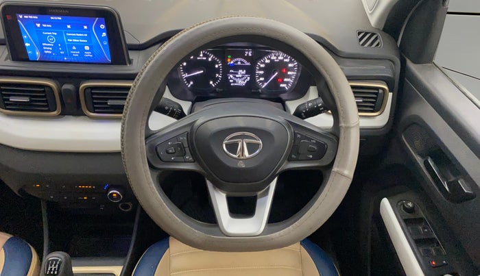 2022 Tata PUNCH ACCOMPLISHED MT, Petrol, Manual, 50,096 km, Steering Wheel Close Up