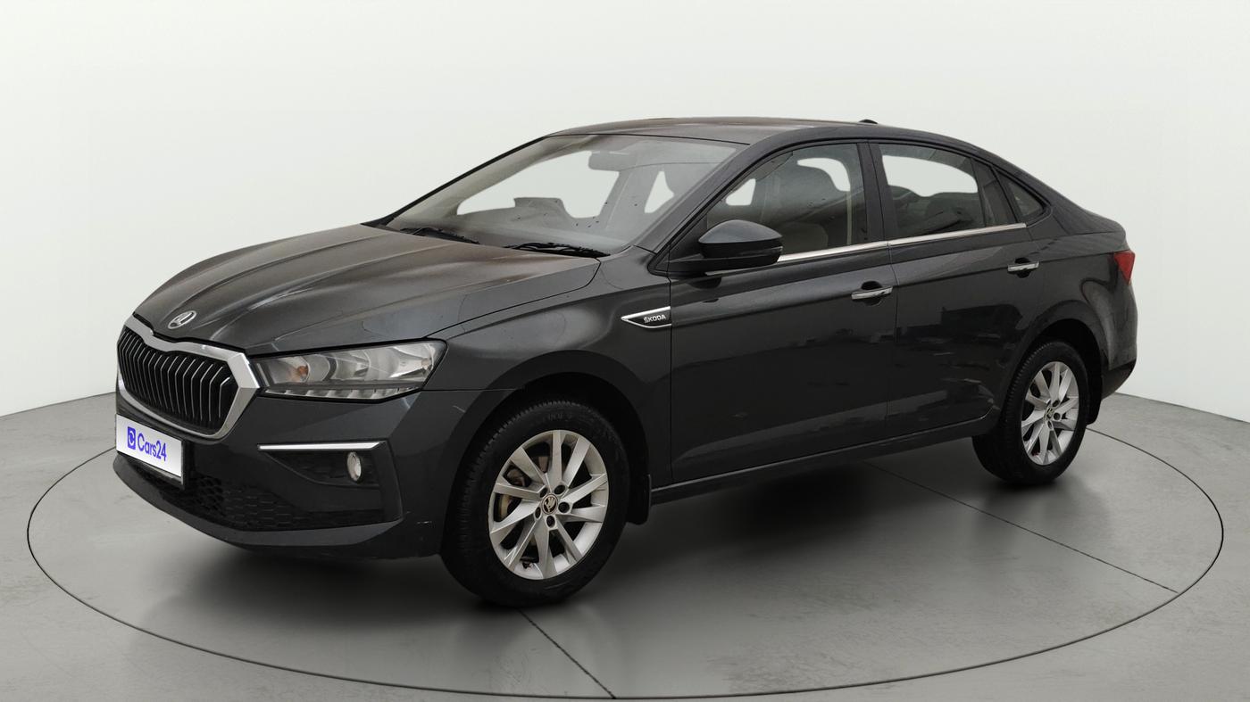 2022 Skoda SLAVIA AMBITION 1.0L TSI AT, Petrol, Automatic, 53,401 km, Left Front Diagonal
