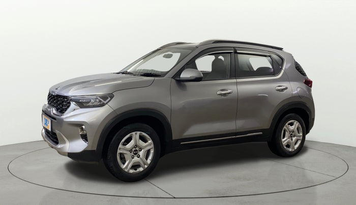 2021 KIA SONET HTX 1.0 IMT, Petrol, Manual, 49,825 km, Left Front Diagonal