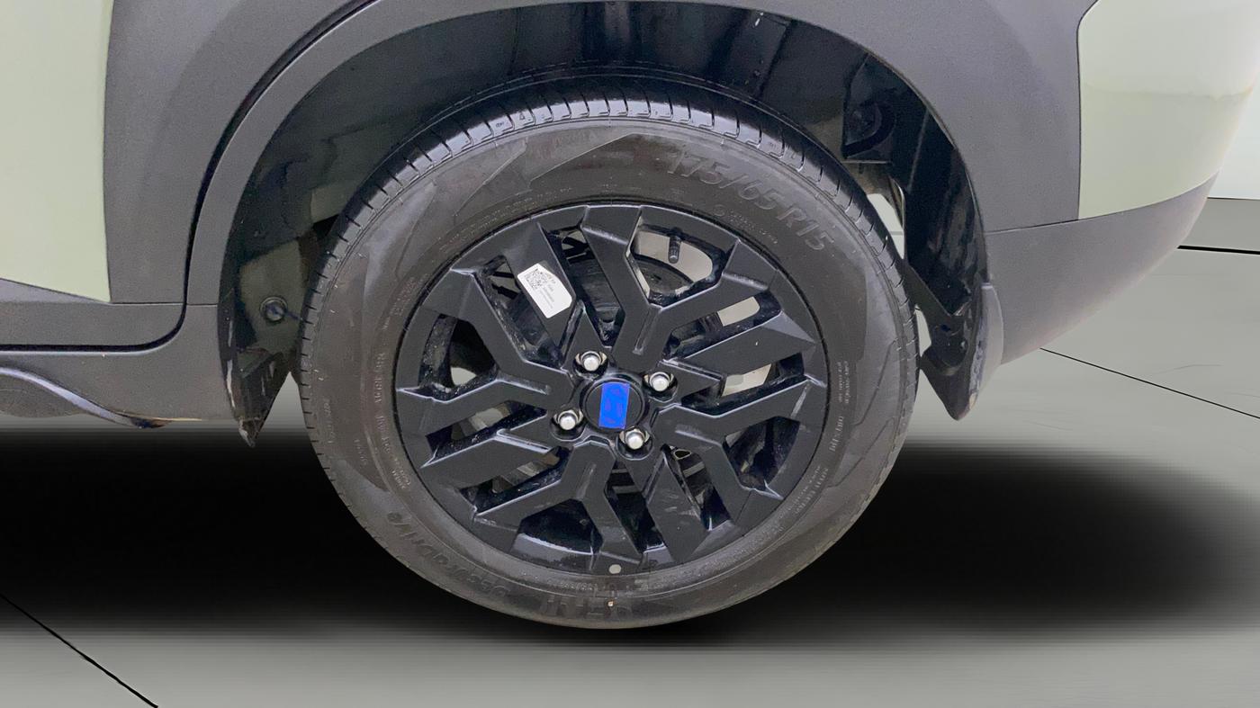 2024 Hyundai EXTER SX (O) Connect 1.2 AMT Knight Edition, Petrol, Automatic, 4,295 km, Left Rear Wheel