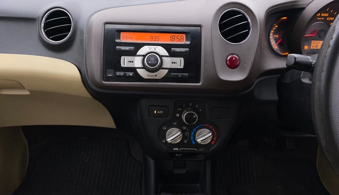2013 Honda Amaze 1.2L I-VTEC S, Petrol, Manual, 63,907 km, Air Conditioner
