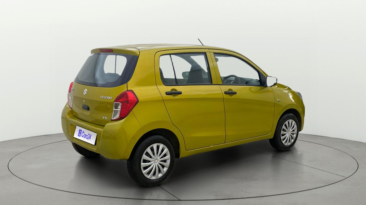 2014 Maruti Celerio VXI CNG, CNG, Manual, 1,17,536 km, Right Back Diagonal