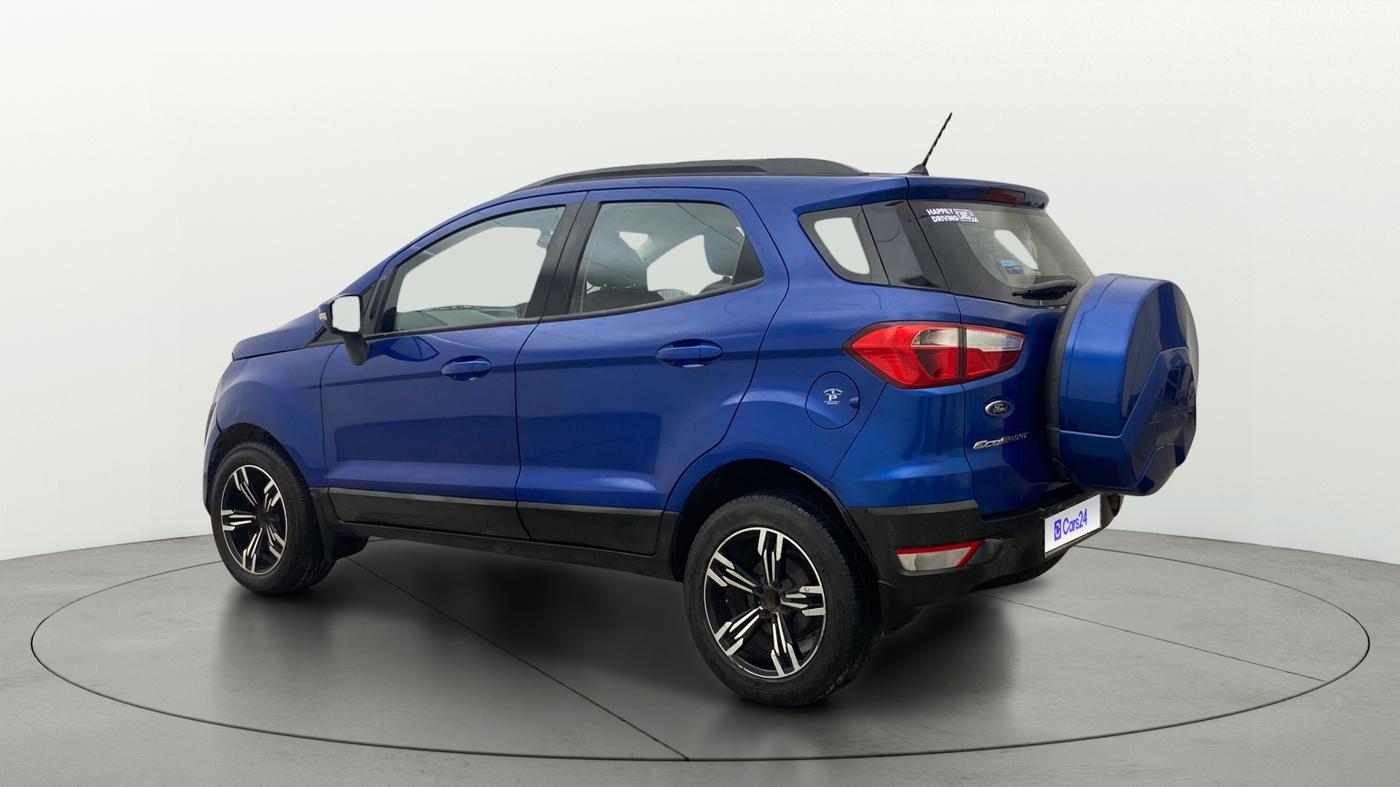 2018 Ford Ecosport TREND + 1.5L PETROL AT, Petrol, Automatic, 88,638 km, Left Back Diagonal