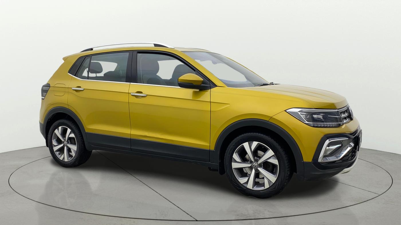 2023 Volkswagen TAIGUN TOPLINE 1.0 TSI AT, Petrol, Automatic, 34,848 km, Right Front Diagonal