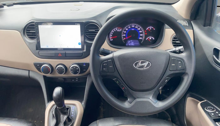 2019 Hyundai Grand i10 MAGNA AT 1.2 KAPPA VTVT, Petrol, Automatic, 40,659 km, Steering Wheel Close Up