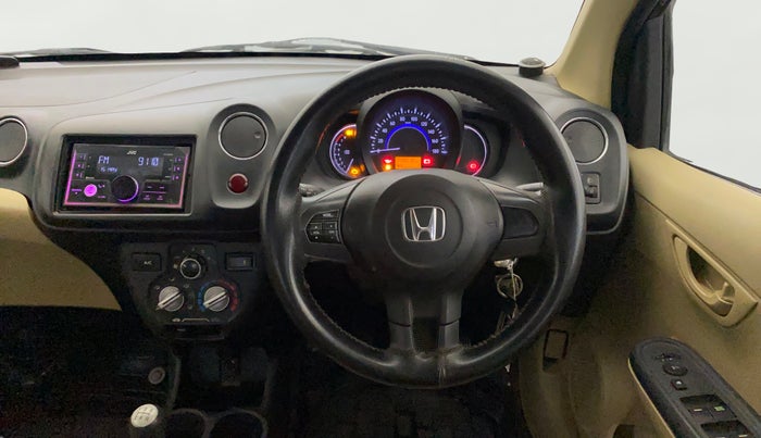 2015 Honda Amaze 1.2L I-VTEC S, Petrol, Manual, 48,503 km, Steering Wheel Close Up