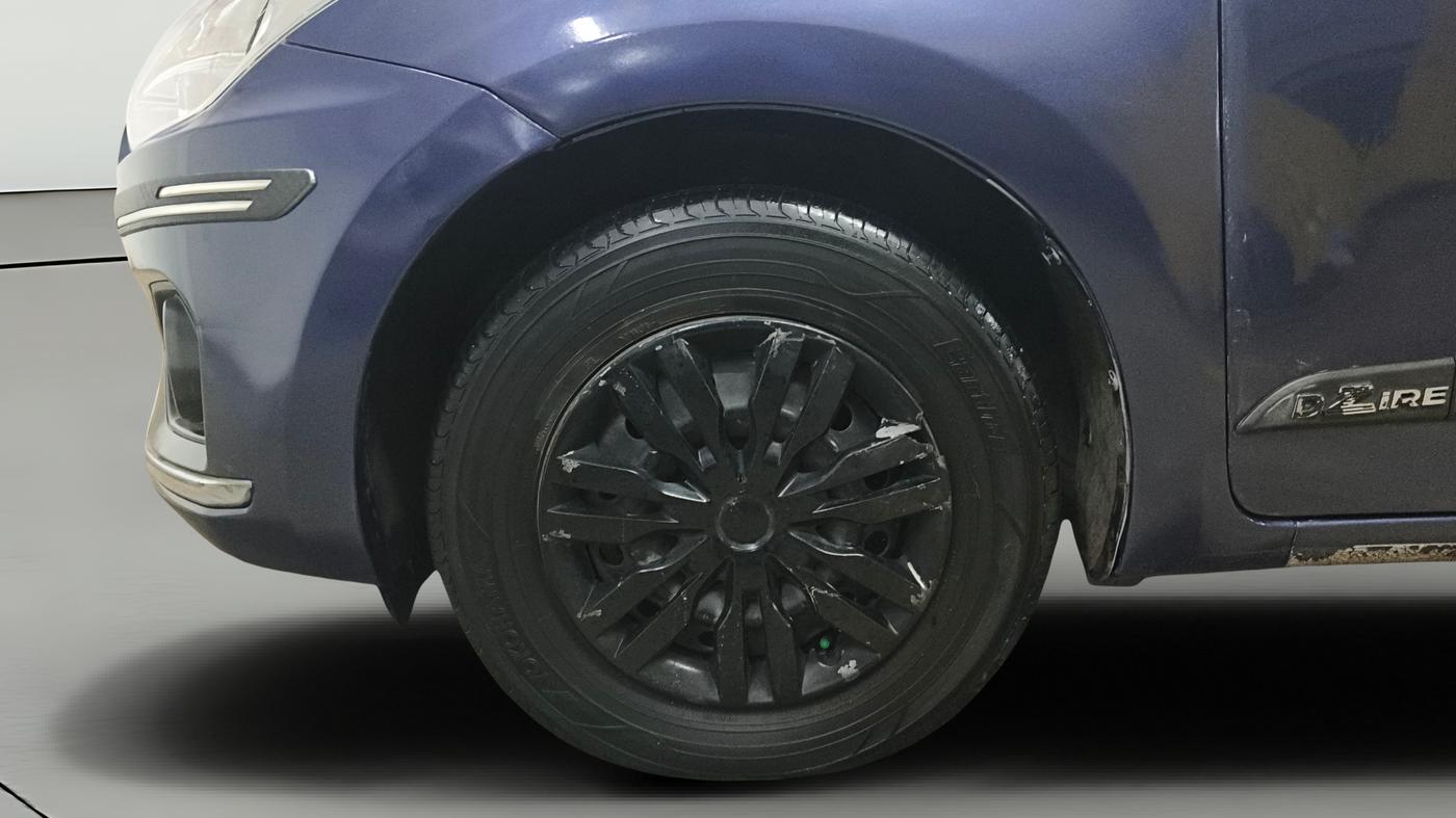 2020 Maruti Dzire VXI, Petrol, Manual, 88,649 km, Left Front Wheel