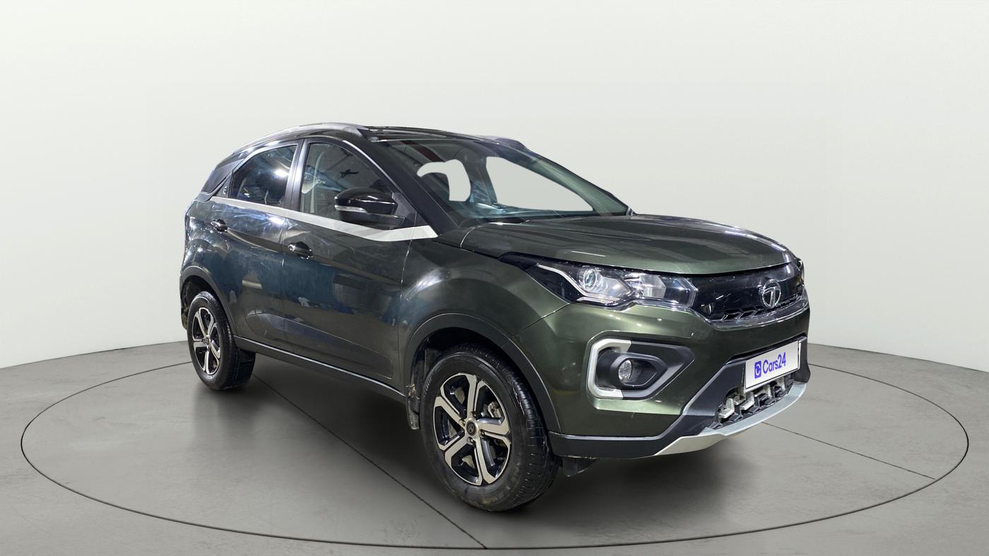 2023 Tata NEXON XZA PLUS SUNROOF PETROL, Petrol, Automatic, 13,380 km, Right Front Diagonal