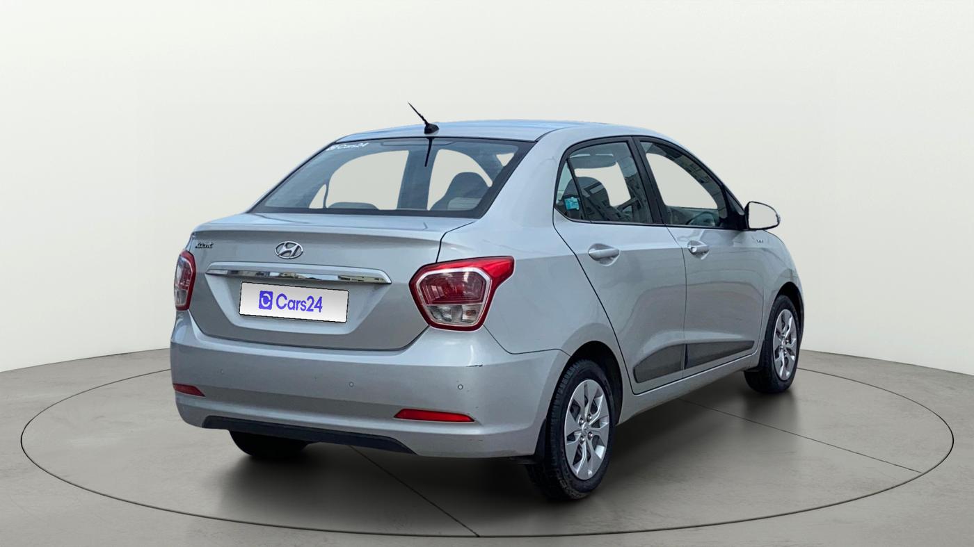2015 Hyundai Xcent S 1.2, Petrol, Manual, 36,953 km, Right Back Diagonal
