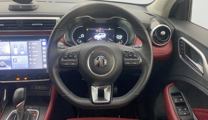 2022 MG ASTOR SAVVY 1.3 TURBO AT S RED, Petrol, Automatic, 17,450 km, Steering Wheel Close Up