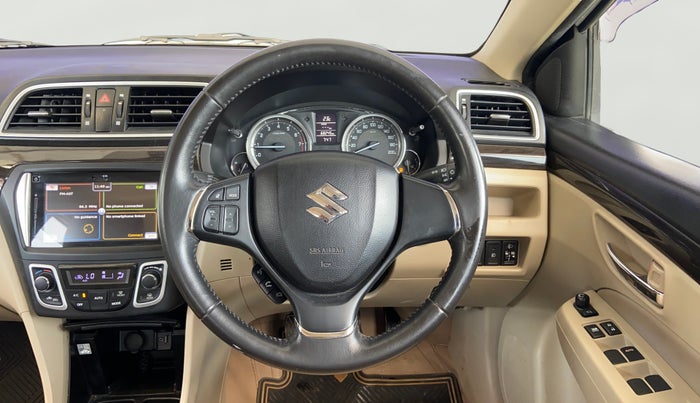 2017 Maruti Ciaz ALPHA 1.4 PETROL, Petrol, Manual, 68,225 km, Steering Wheel Close Up