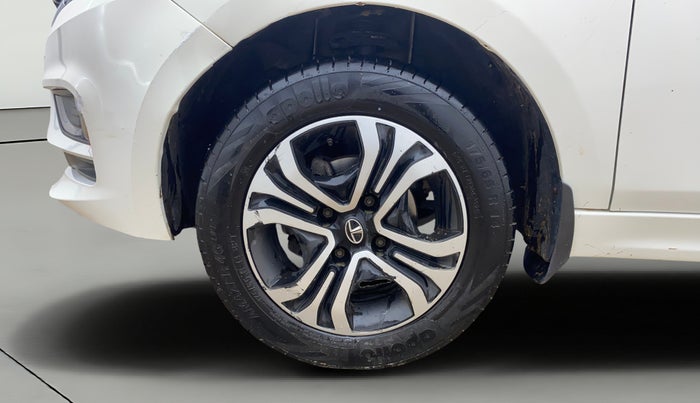 2023 Tata TIGOR XZ PLUS CNG, CNG, Manual, 87,506 km, Left Front Wheel