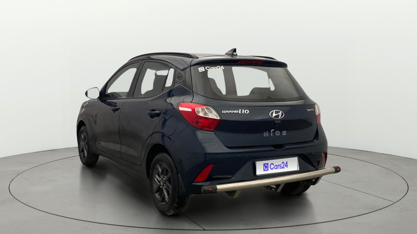 2022 Hyundai GRAND I10 NIOS SPORTZ 1.2 KAPPA VTVT, Petrol, Manual, 9,227 km, Left Back Diagonal