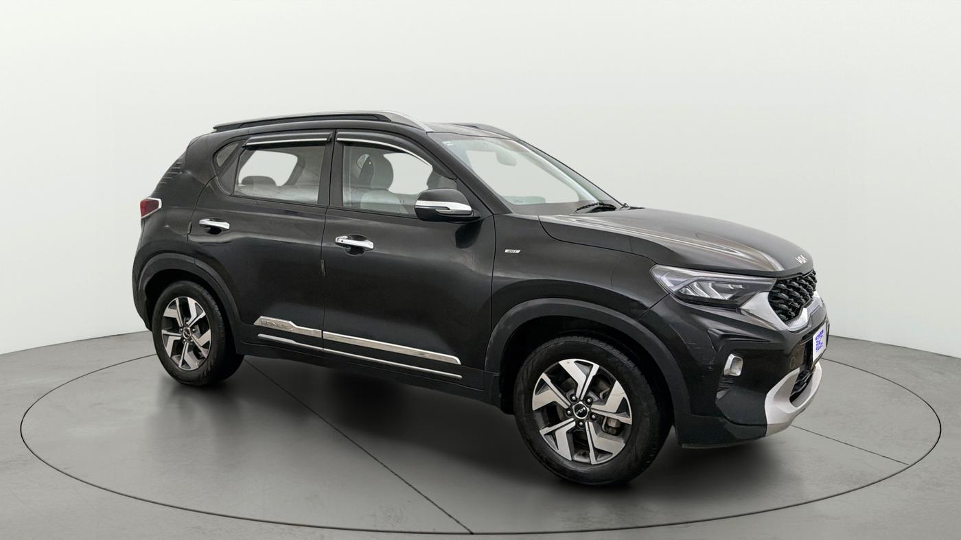 2023 KIA SONET HTX 1.0 IMT, Petrol, Manual, 85,989 km, Right Front Diagonal