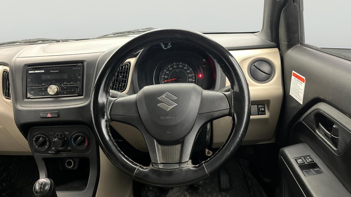 2020 Maruti New Wagon-R LXI CNG 1.0, CNG, Manual, 76,877 km, Steering Wheel Close Up